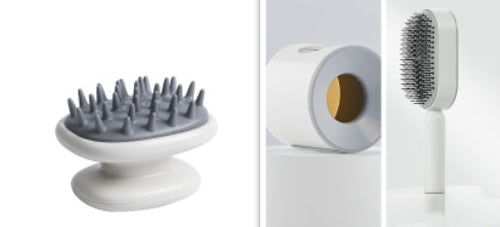 Silicone Head Body Scalp Massage Shampoo Brush Multiple Color Promote