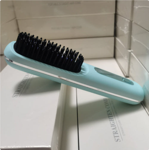 2 In 1 Straight Hair Comb Wireless Hair Straightener Brush Hair Fast
